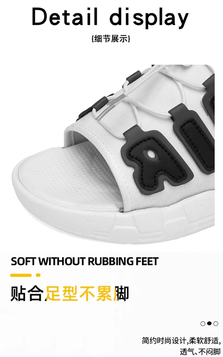 Lightweight Beach Slippers with Quick Dry EVA and Arch Support