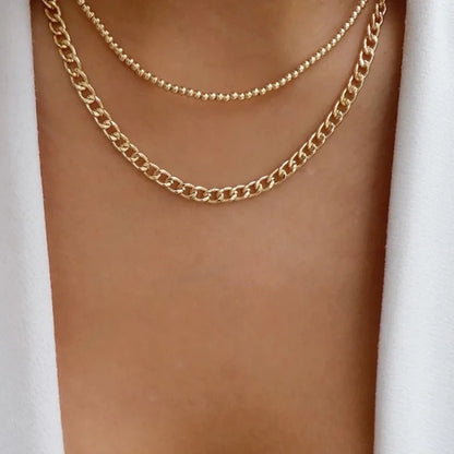 Layered Heart Pendant Necklace with Crystal Bead Detailing for Everyday Sparkle and Delicate Shine