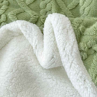 Double Thickened Throw Blanket Pile Tapestry Winter Warm Bed Cover Sofa Blanket Multifuntional Blanket Super Soft Cozy Blankets