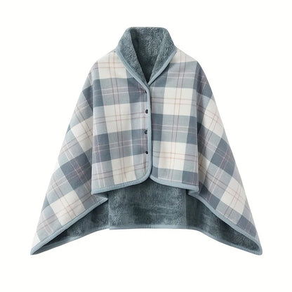 Soft Wearable Blanket Shawl for Office and Home Use Breathable Warmth