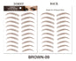 Women’s 6D Eyebrow Tattoos Stickers Waterproof Long Lasting Hair Like Brows