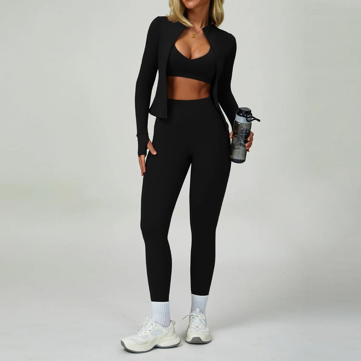 2-3PCS Yoga Suit Women Tracksuit Sports Bra High Waist Leggings Shorts Outfit Gym Set Fitness Push Up FITNESS REVOLUTION