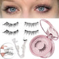 Magnetic Eyelashes 3D Mink - Reusable False Lashes Set with Tweezers Tool