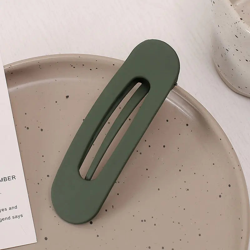 Matte Hair Clips for Bangs and Flyaway Control Gentle Grip Daily Wear
