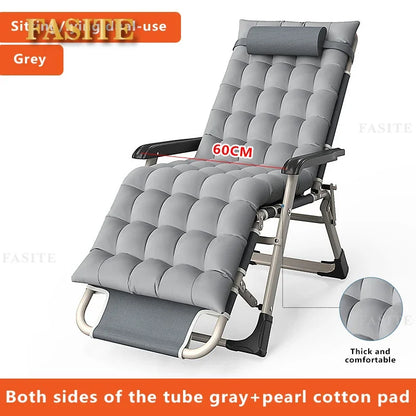 Portable office and household folding bed Ultra light height adjustable outdoor Camp bed Beach march recliner