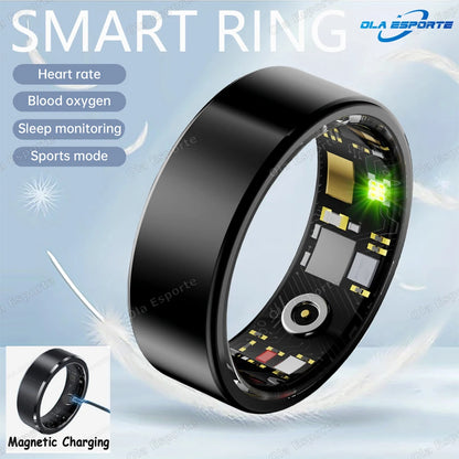 Smart ring tracking sleep heart rate and blood oxygen