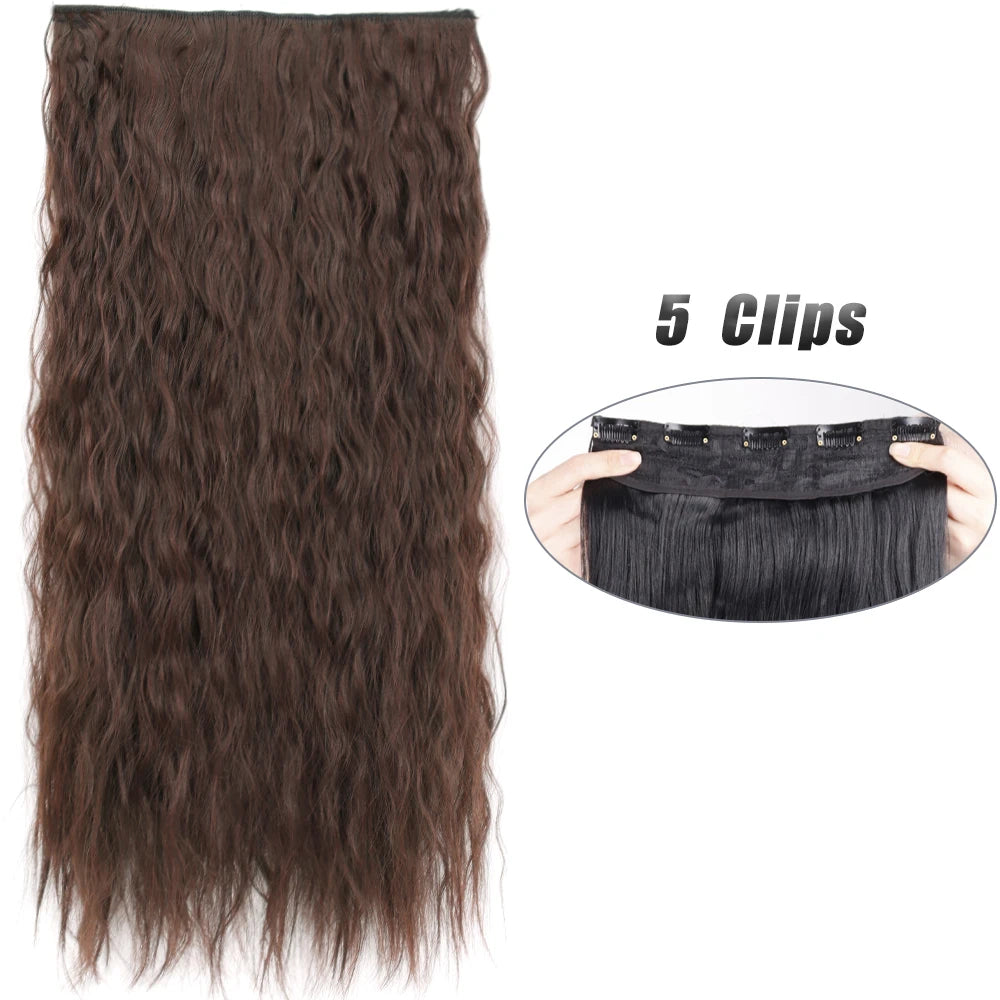 Voluminous Clip-In Hair Extensions 80cm For Fuller Long Hair Look