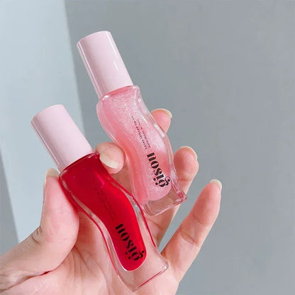 Hydrating Lip Oil with Cherry Honey Strawberry Gloss Delivers Moisture