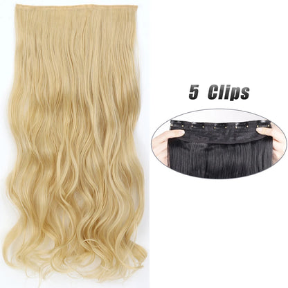 Voluminous Clip-In Hair Extensions 80cm For Fuller Long Hair Look