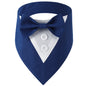 Wedding Big Dog Triangle Scarf with Bow Tie Handsome Pet Bandana for Small Large Dogs Golden Retriever Shepherd Labrador Bibs