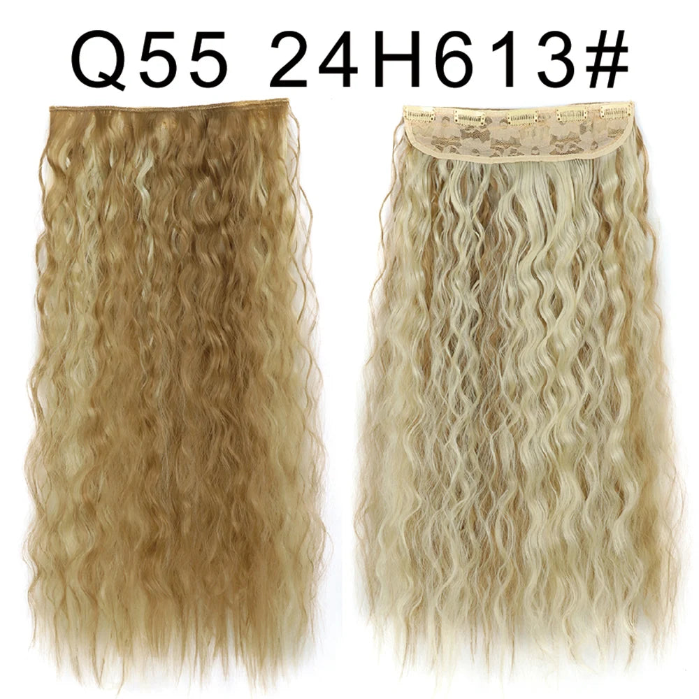 Long Clip In Hair Extensions for Length and Volume 22 Inch