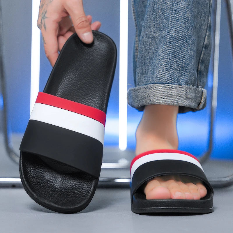 Non-Slip Slippers for Men and Women with Cushioned Comfort Beach Ready