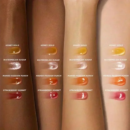 Hydrating Lip Balm with Honey Infused Exfoliating Lip Oil