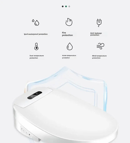 Smart Bidet Seat with Temperature Controlled Water and Drying