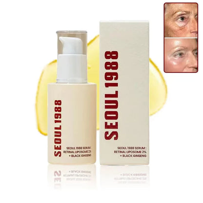 Korean 1988 Retinol Face Care Serum Black Ginseng Niacinamide 2% Acid Moisturizing Firming Cream Anti Aging Wrinkle Skin Care