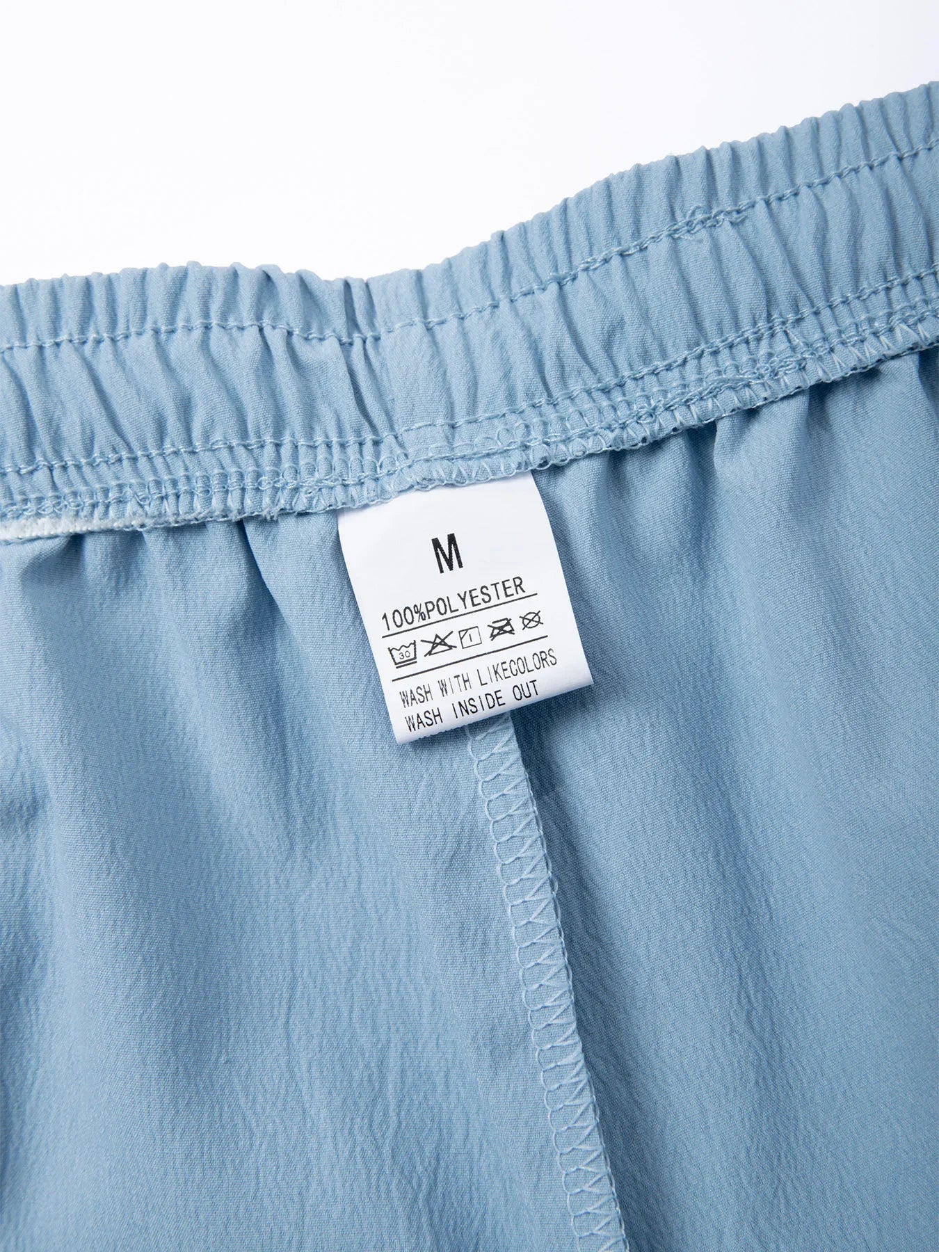 Men's Linen Pants with Wide Leg and Dobby Weave Breathable Elastic Drawstring Waist