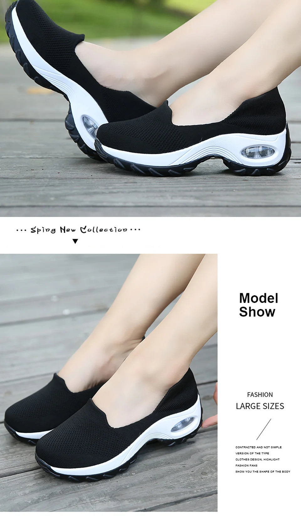 Shoes for Women Casual  2025 Anti Slip Outdoor Thick Sole Sloping Heel Breathable Casual Comfortable Sports Shoes Walking Shoes