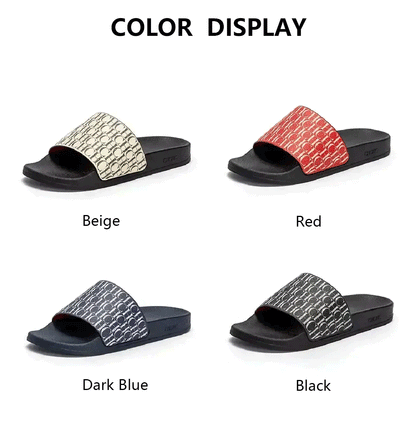 Soft Women Beach Slippers With Letter Print Design For All Day Wear And Resort Style