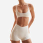 Yoga Set 2PCS Sportswear Workout Clothes Women Tracksuit Gym Legging Fitness Bra High Waist Shorts Sports Suits Athletic Wear