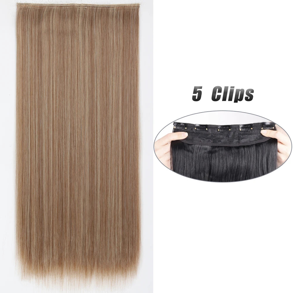 Voluminous Clip-In Hair Extensions 80cm For Fuller Long Hair Look