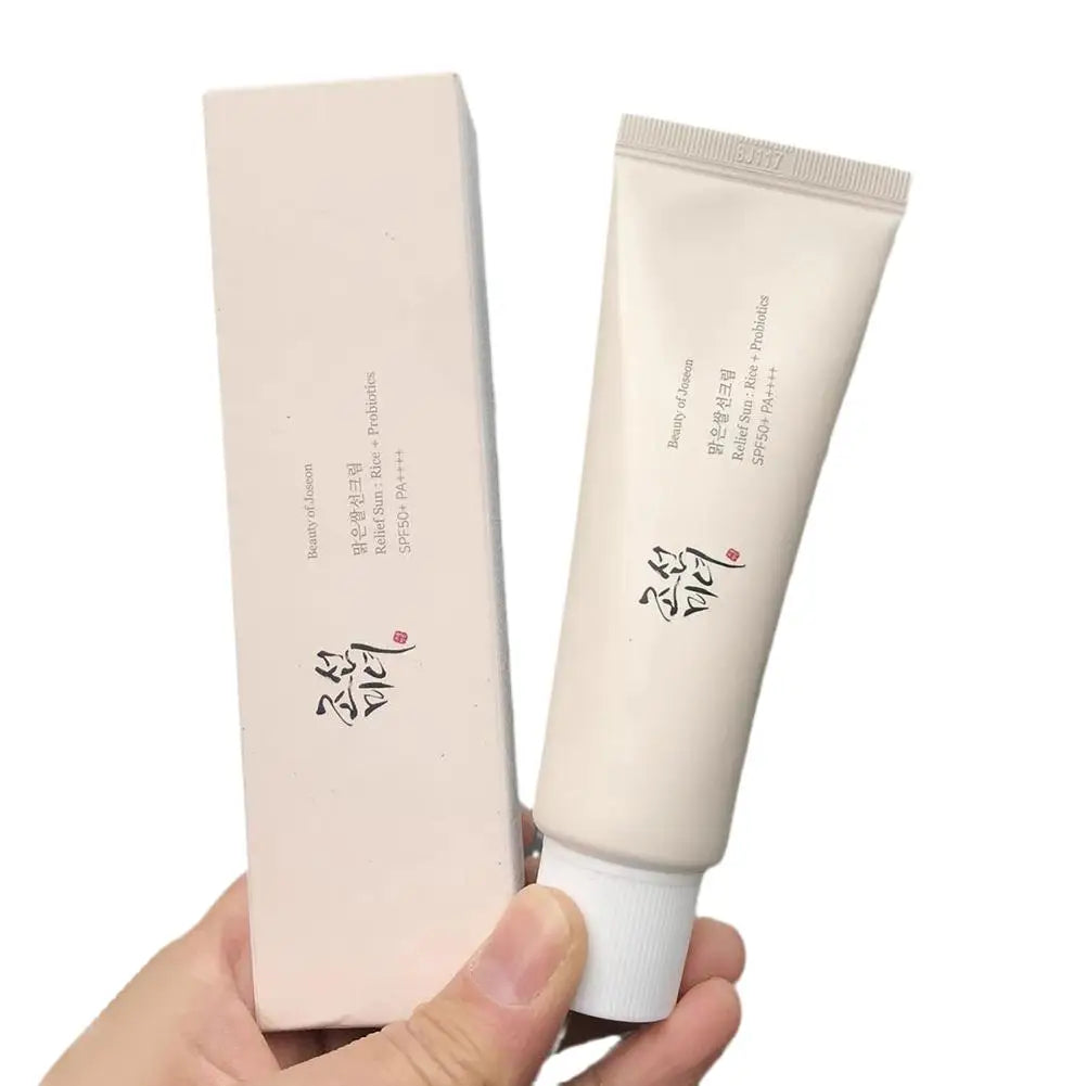 50ml Rice Sunscreen Lightweight Non-Greasy Sensitive Skin Long-Lasting Protection 2025 SUN PROTECTION CHAMPION