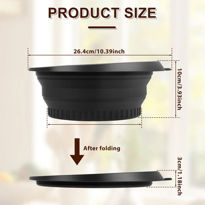 Foldable Face Ice Bath Bowl - Portable Silicone Facial Plunge Basin for Home Skincare