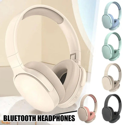 Over Ear Bluetooth Headphones PVC Wireless ANC Deep Bass And Long Battery Life
