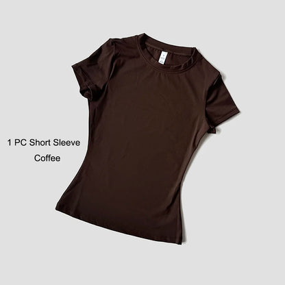 Women Yoga Set Gym Sportswear Sport Top High Waist Shorts Suit Fitness Workout Butt Lifting REVOLUTION SETS