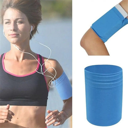 Stretch Running Armband Breathable Quick Dry with Secure Phone Holder
