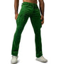 Men's Stretch Work Pants with Multiple Pockets Slim Fit Running Pants, Corduroy Casual Pants Breathable Street Style and Warm
