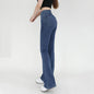 High Waist Denim Bell Bottom Jeans for Women with 4 Way Stretch and Comfortable Fit
