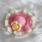Soft Hat Hand-Crocheted with Elastic Fit for Cats Photo Prop