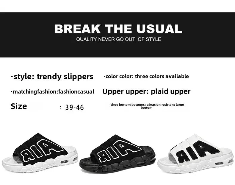 Airy Slides for Men with Lightweight Upper