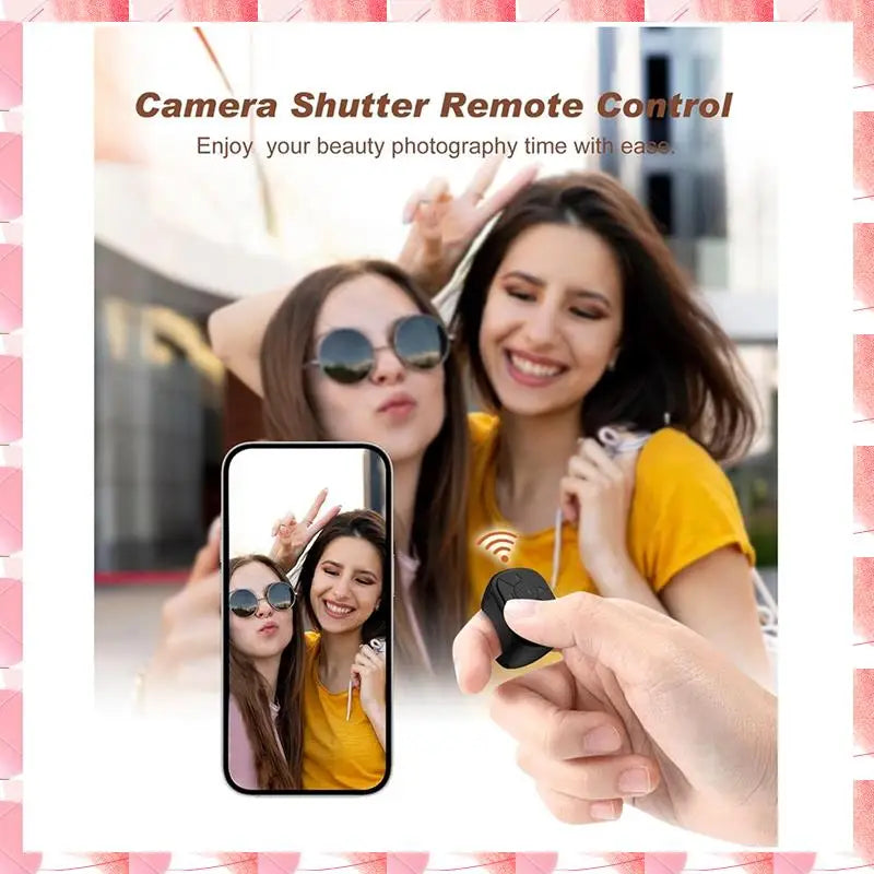 Wireless Ring Remote For Short Video Page Turning And Camera Shutter