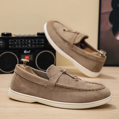 2025 Classics Men's Slip on Loafers Lightweight Breathable Flats Non Slip Comfort Daily Casual Soft Sole Outdoor Walking Shoes