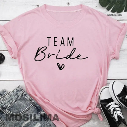 Women’s Luxe Team Bride Shirts - Bachelorette Party Bridesmaids Wedding Female Tops