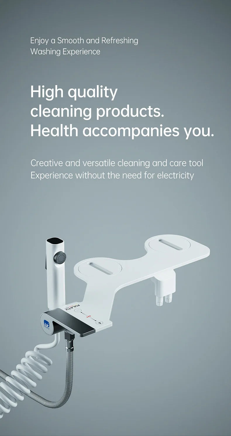Bidet toilet attachment with sprayer