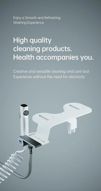 Bidet toilet attachment with sprayer