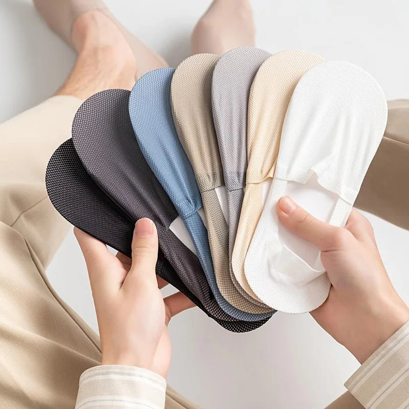 Lightweight Socks With Silicone Non Slip Grip For Sneakers And Loafers