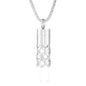Women’s Diffuser Necklace Stainless Steel Bottle Oil Storage