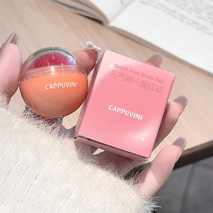 Water-Light Blush Ball for All Skin Tones with Ultra Soft Applicator