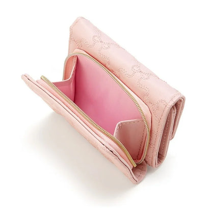 Kawaii Clutch Purse with Coin Pouch and Card Slots Detachable Strap