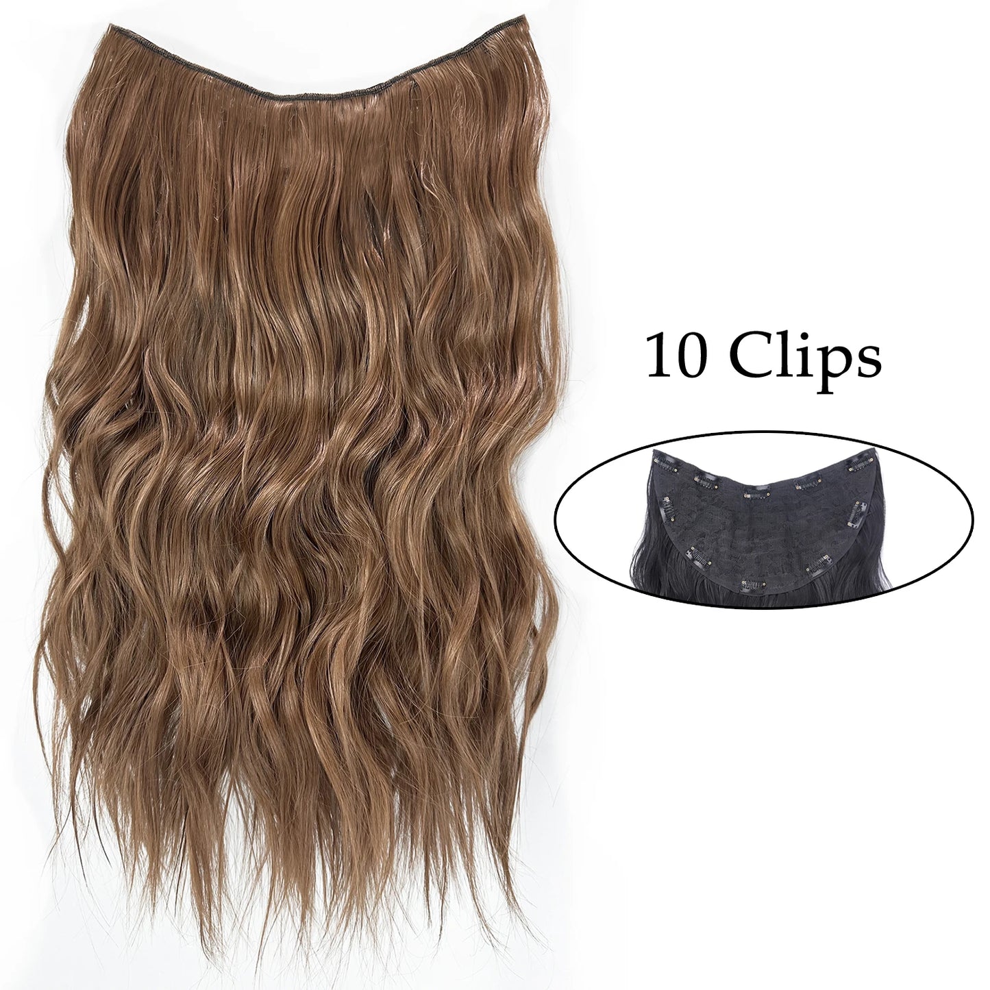 Voluminous Clip-In Hair Extensions 80cm For Fuller Long Hair Look