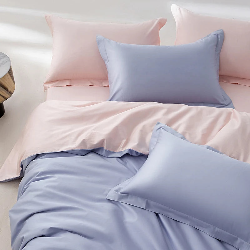 Soft Cotton Bedding Set with 800 Thread Count Duvet Cover and Sheets