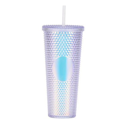 2026 Luxury Diamond Cold Cup Tumbler with Straw | Double Wall Iced Coffee Cup | Starbucks-Style Reusable Cup