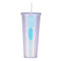 2026 Luxury Diamond Cold Cup Tumbler with Straw | Double Wall Iced Coffee Cup | Starbucks-Style Reusable Cup