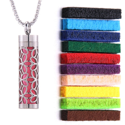 Women’s Aromatherapy Diffuser Necklace 316L Stainless Steel Locket