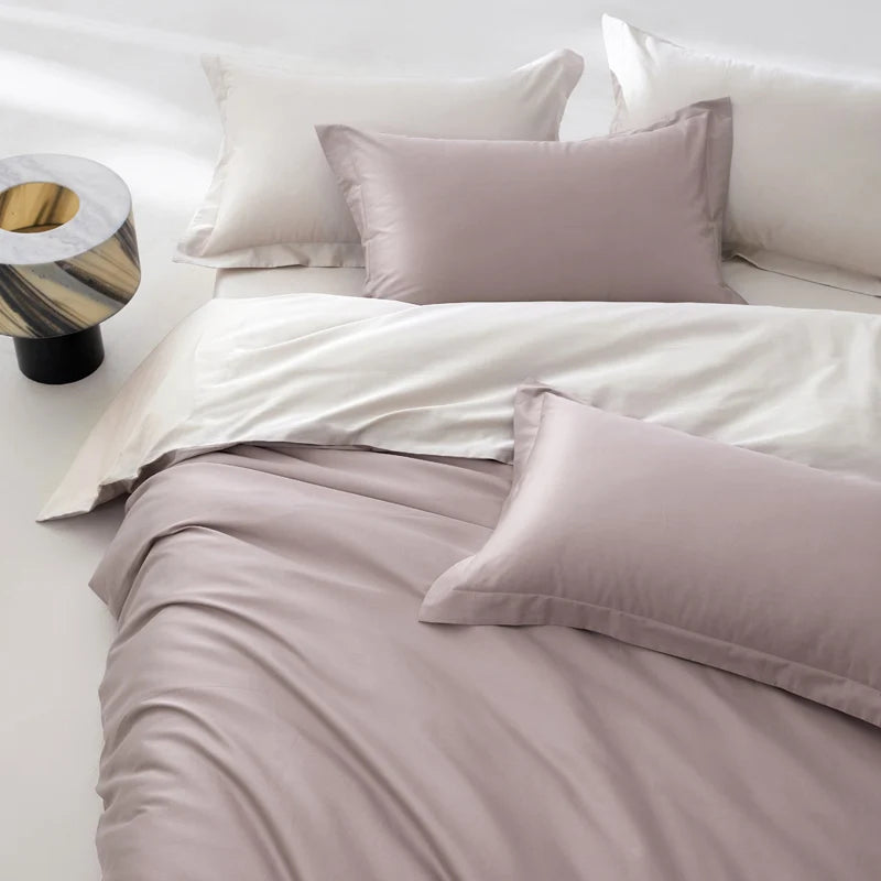 Soft Cotton Bedding Set with 800 Thread Count Duvet Cover and Sheets