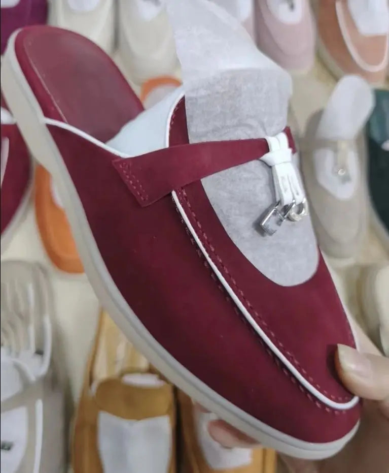 Unisex Fashion Suede Leather Flat Loafers 2023 Summer Casual Comfortable Moccasins for Driving High Quality Suede Leather Loafer