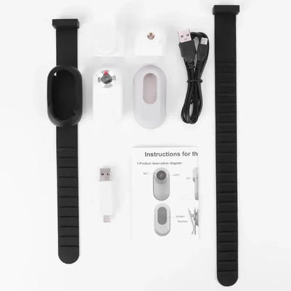 Wireless Pet Camera Collar 1080p Live Video for Cats and Dogs